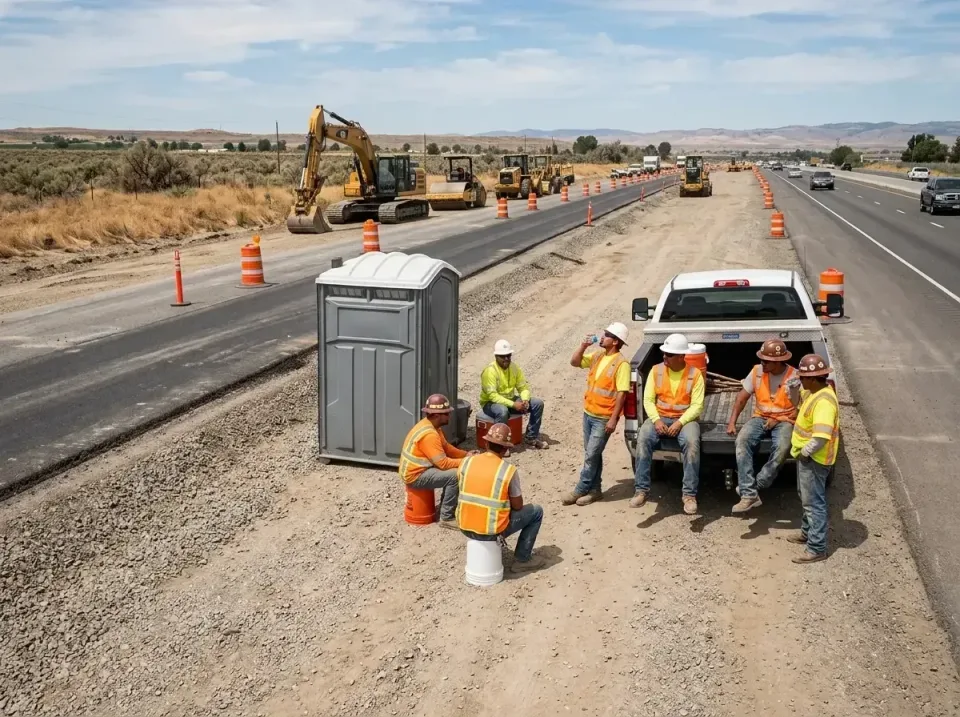 highway-road-construction-crew-007 — frequently asked questions, Porta Potty and Restroom Rentals in Breckenridge Hills, MO